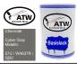 Preview: Chevrolet, Cyber Gray Metallic, 57U / WA637R / GBV: 500ml Lackdose, von ATW Autoteile West.